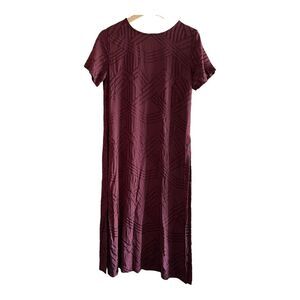 Lucy love Maroon Dress High slit XS